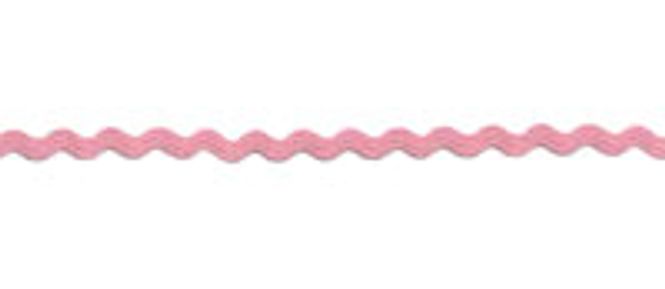 Hovedbilde Bazzill bånd, Rosa Rick Rack ...