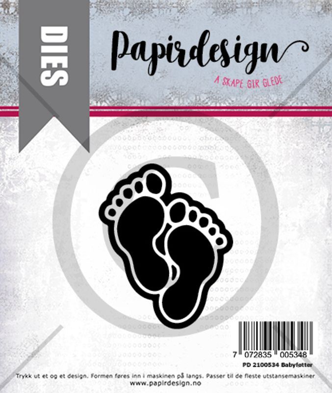 Papirdesign -2100534 Babyføtter 