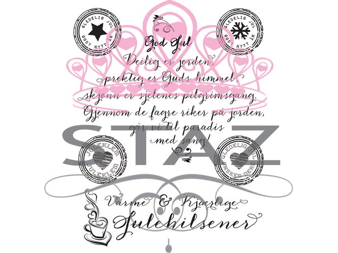 Hovedbilde Staz Stempelsett JUL – ...
