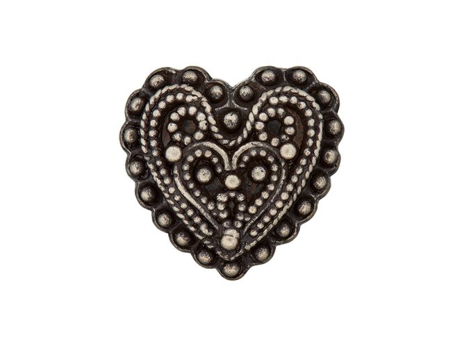 Hovedbilde Metallknapp Hjerte  453118  ...