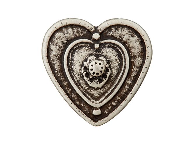 Hovedbilde Metallknapp Hjerte  453188  ...