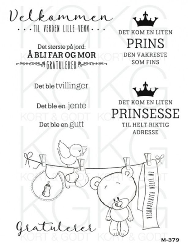 Kort & godt Stempel M-379 