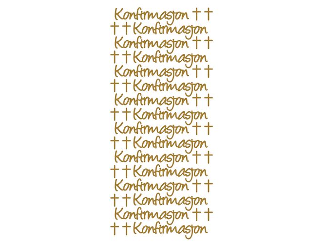 Hovedbilde Klistremerker konfirmasjon ...