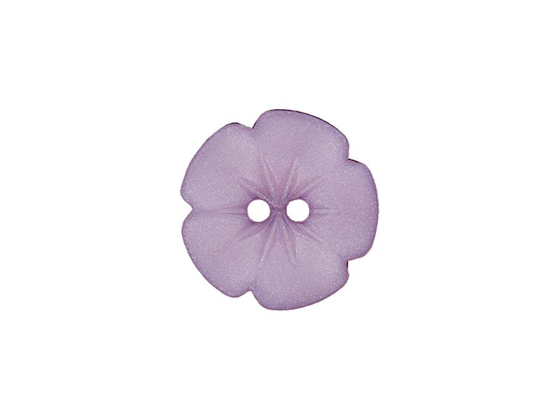 Knapp 2-hulls Blomster  15mm  Syrin