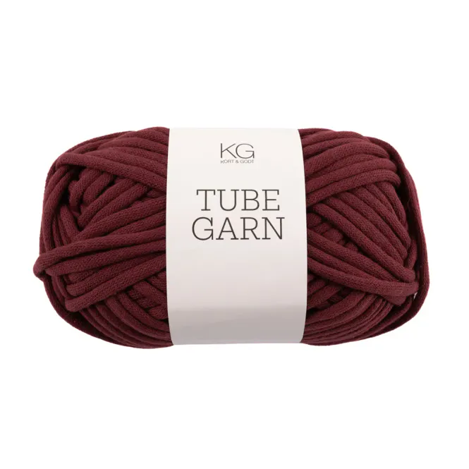 Hovedbilde Tubegarn 1535 4mm Vinrød 