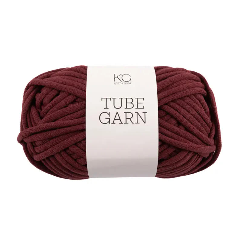 Tubegarn 1535 4mm Vinrød 