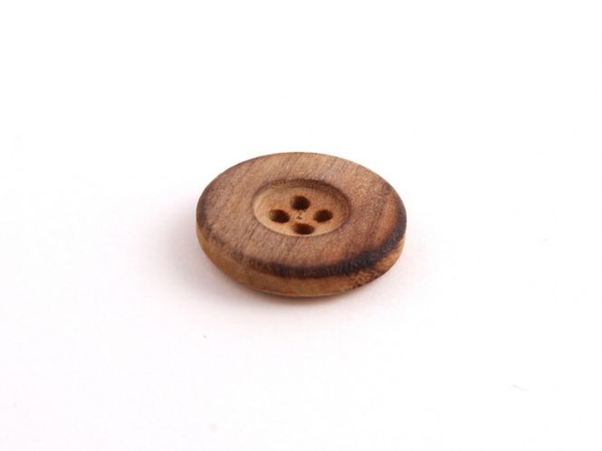 Hovedbilde Treknapp  Rund  23mm  Natur