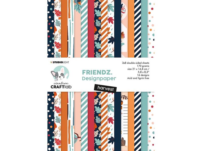 Studio Light Friendz Paper pad  Harvest 79