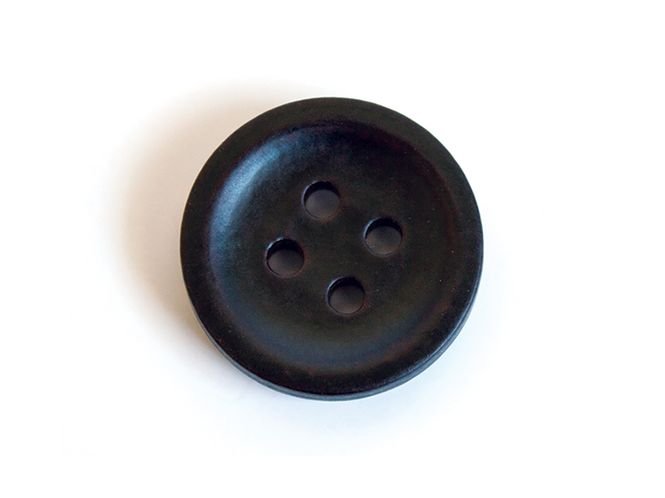 Hovedbilde Knapp Rund  23mm  Sort
