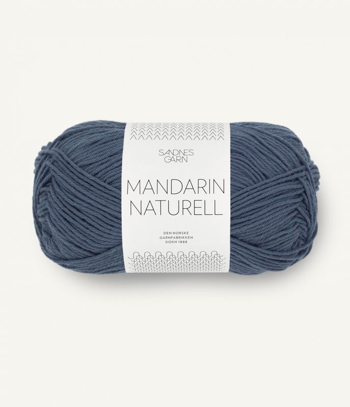 Sandnes Garn Mandarin naturell 6061 Mørk gråblå