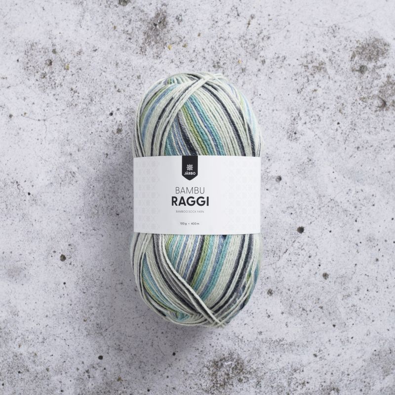Bambu Raggi 100g Peacock Print
