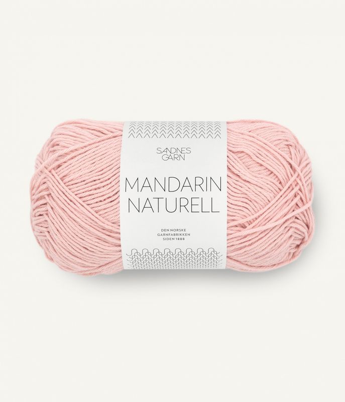 Sandnes Garn MANDARIN NATURELL LYS FERSKENBLOMST 4002