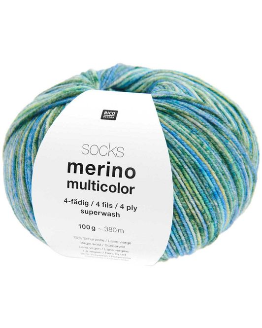 Hovedbilde Socks Merino Multicolor 4 ply ...